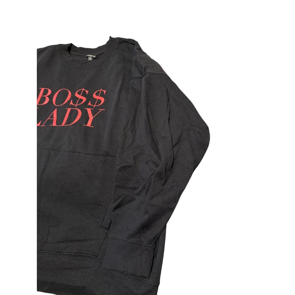 “Boss Lady” Black Sweater from Express size XL - Picture 5 of 5